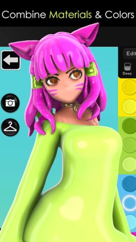 Android 用 ColorMinis ペイント3Dスタジオ