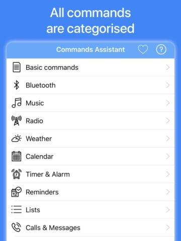 Commands for Google Assistant untuk iOS