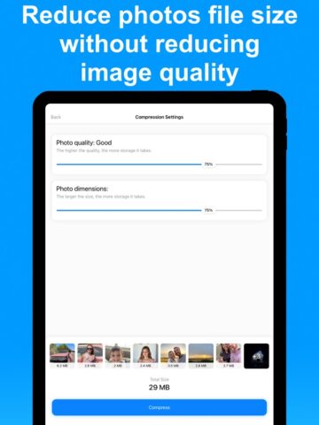Compress Photos & Pictures for iOS