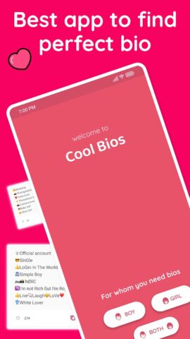 Android için Cool Bio Quotes Ideas