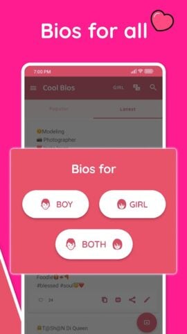 Android 用 Cool Bio Quotes Ideas
