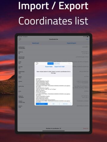 Coordinates – GPS Formatter for iOS
