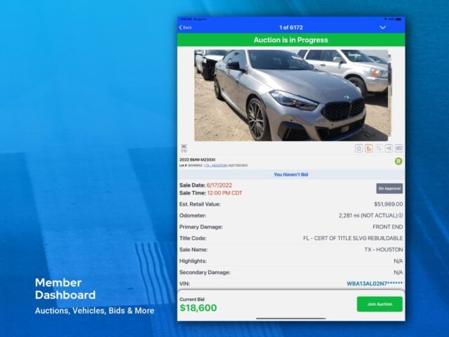Copart – Online Auto Auctions para iOS