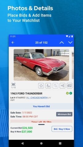 Android 版 Copart – Online Auto Auctions