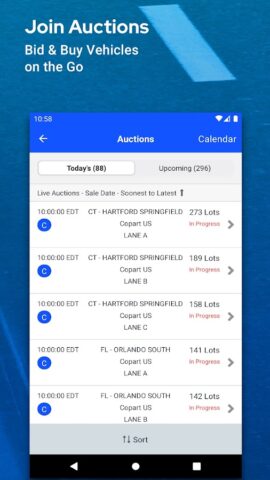 Copart – Online Auto Auctions สำหรับ Android