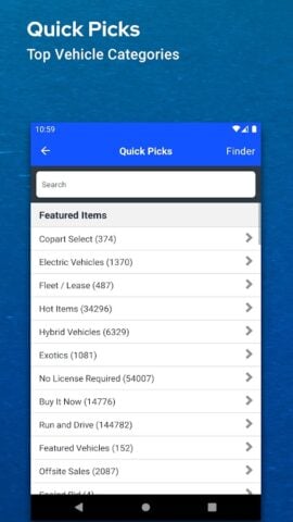 Copart – Online Auto Auctions per Android