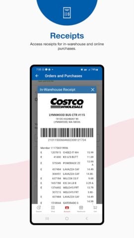 Costco pour Android