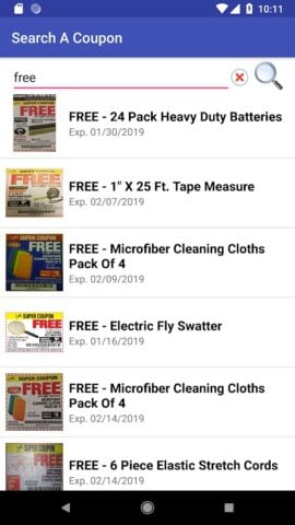 Coupons for Harbor Freight per Android
