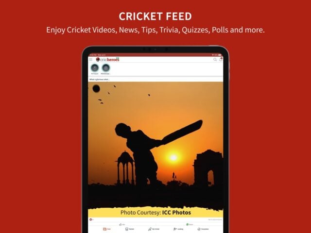 iOS için CricHeroes-Cricket Scoring App