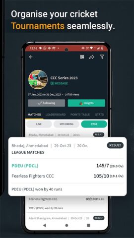 Artilheiro CricHeroes-Cricket para Android