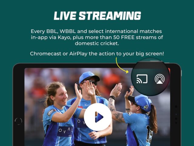 iOS 版 Cricket Australia Live