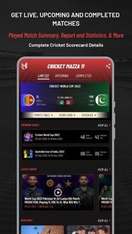 Cricket Mazza 11 Live Line para Android