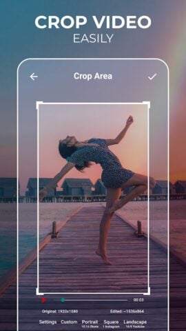 Crop, Cut & Trim Video Editor pour Android