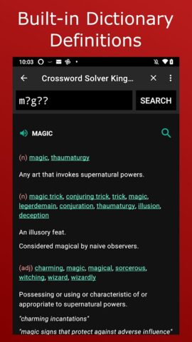 Android 用 Crossword Solver King