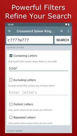 Crossword Solver King لنظام Android