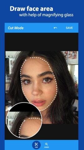 Android 用 Cupace – 顔写真の切り取りと貼り付け