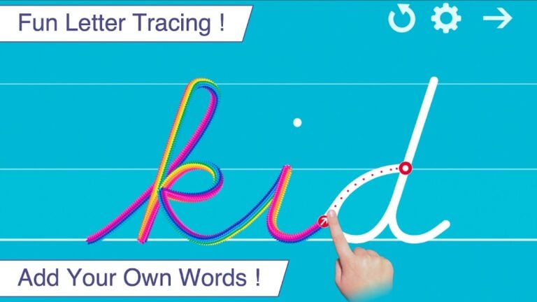 Cursive Letters Writing Wizard für Android