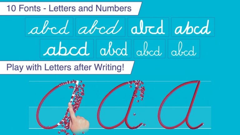 Cursive Letters Writing Wizard สำหรับ Android
