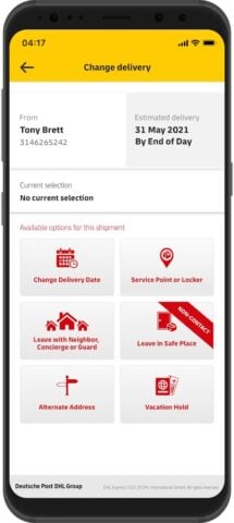 DHL Express Mobile pour Android