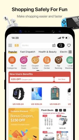 DHgate-Tienda mayorista online para Android
