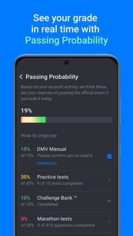 Android için DMV Permit Practice Test Genie
