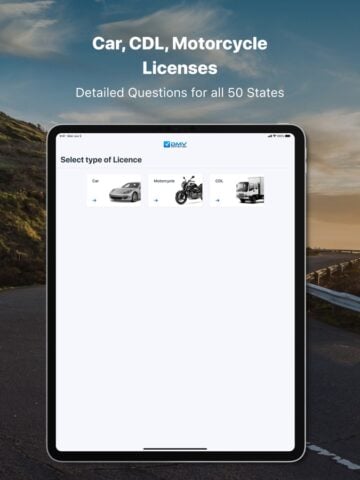 DMV: DRIVER LICENSE TEST – DMV para iOS