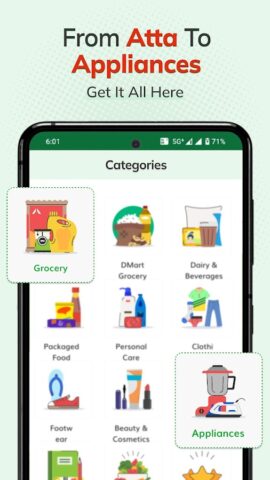 DMart Ready Online Grocery App per Android