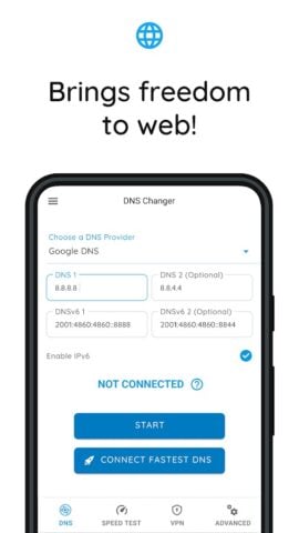 Android için DNS Changer & Net Speed Test