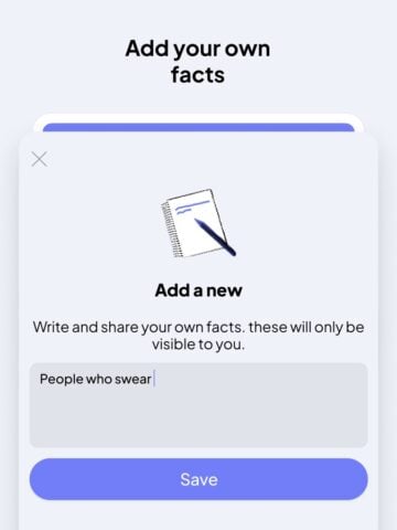Daily Random Facts pour iOS