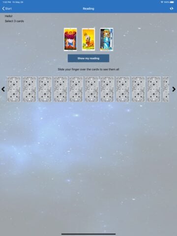 Tägliches Tarotkartenlesen für iOS