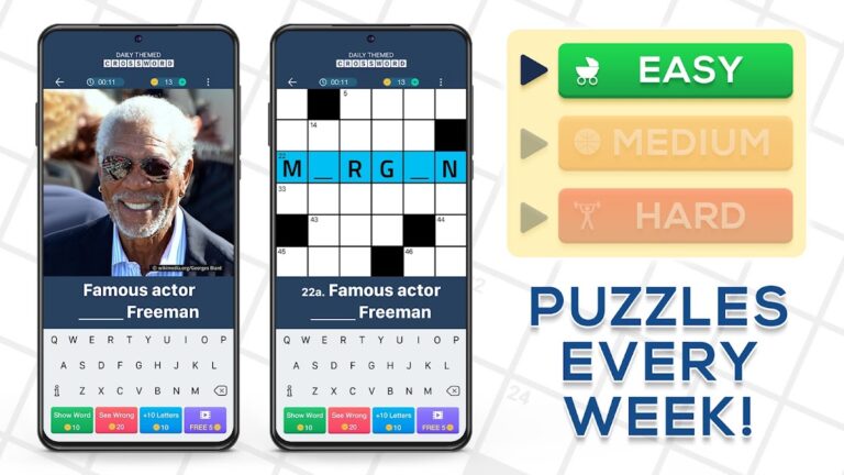 Daily Themed Crossword Puzzles per Android