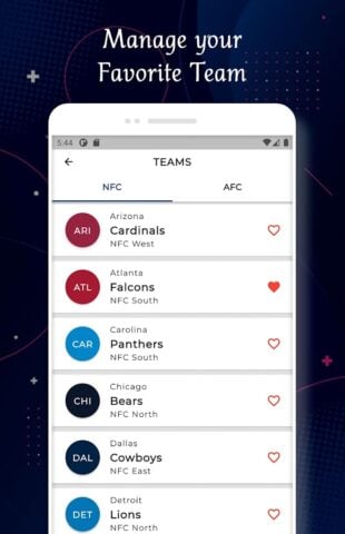 Dallas – Football Live Score pour Android