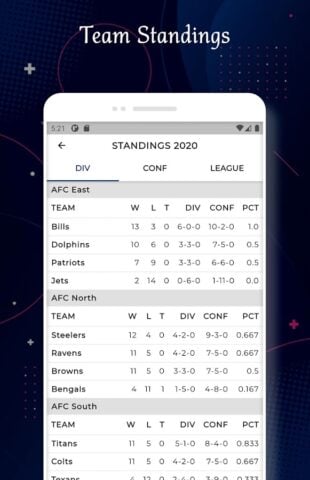 Dallas – Football Live Score لنظام Android