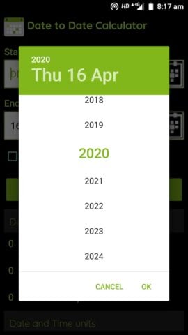 Datum Rechner für Android