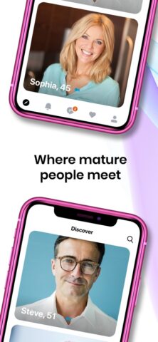DateMyAge™ — Mature Dating 40+ для iOS