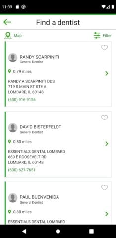 Android 版 Delta Dental Mobile App