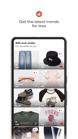Android 用 Depop – Buy & Sell Clothes App