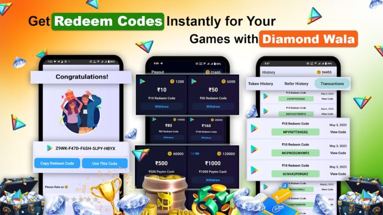 Diamond Wala – Get Redeem Code cho Android