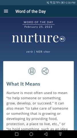 Android용 Dictionary – Merriam-Webster