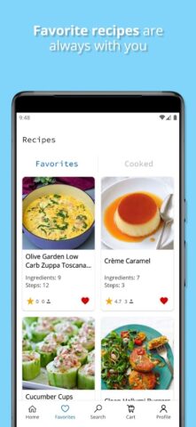 Diet Recipes per Android