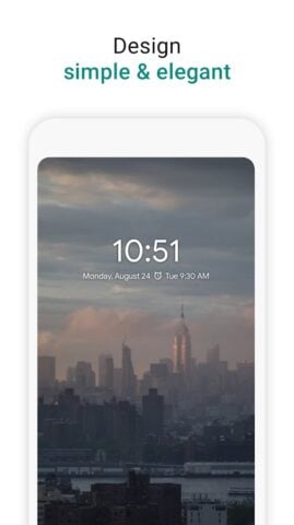 Digital Clock Widget สำหรับ Android