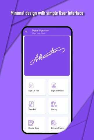 Android için Digital Signature