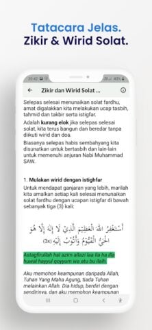 Doa Selepas Solat pour Android