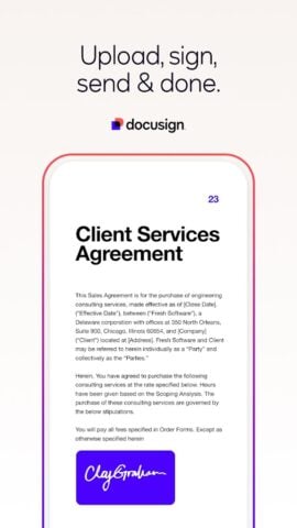 Android 版 Docusign – Upload & Sign Docs