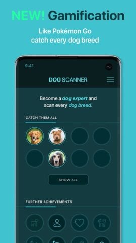 Android 用 Dog Scanner: 犬種の識別