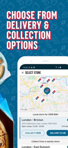 Domino’s Pizza Delivery สำหรับ Android