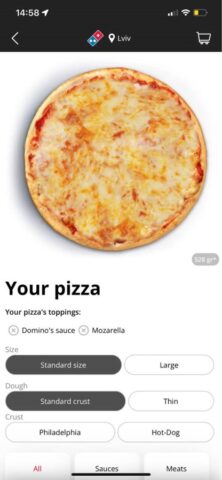 Domino’s Pizza Ukraine pour iOS