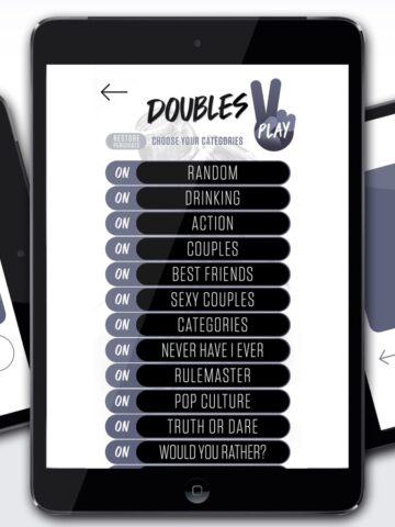 Doubles: Drinking Games for 2 pour iOS