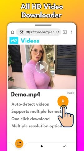 Download Hub, Video Downloader pour Android