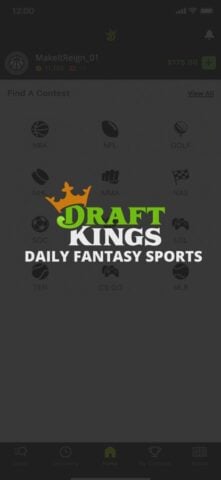DraftKings Fantasy Sports per iOS